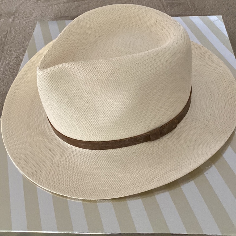 Hand woven cowboy hat.